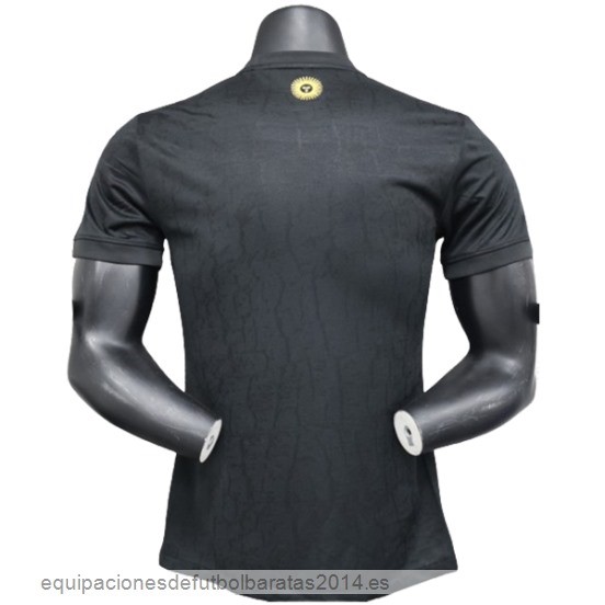 Nuevo Especial Jugadores Camiseta Argentina 2024 Negro Amarillo Baratas